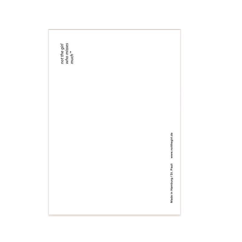 Postkarte Hauptsache groß und teuer