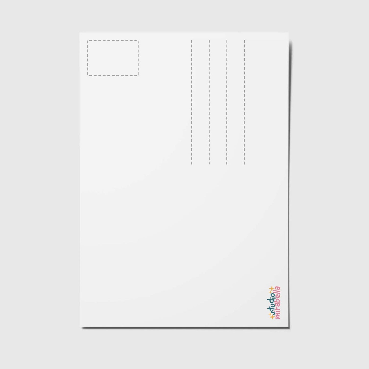 Thank you so much - A6 Postkarte