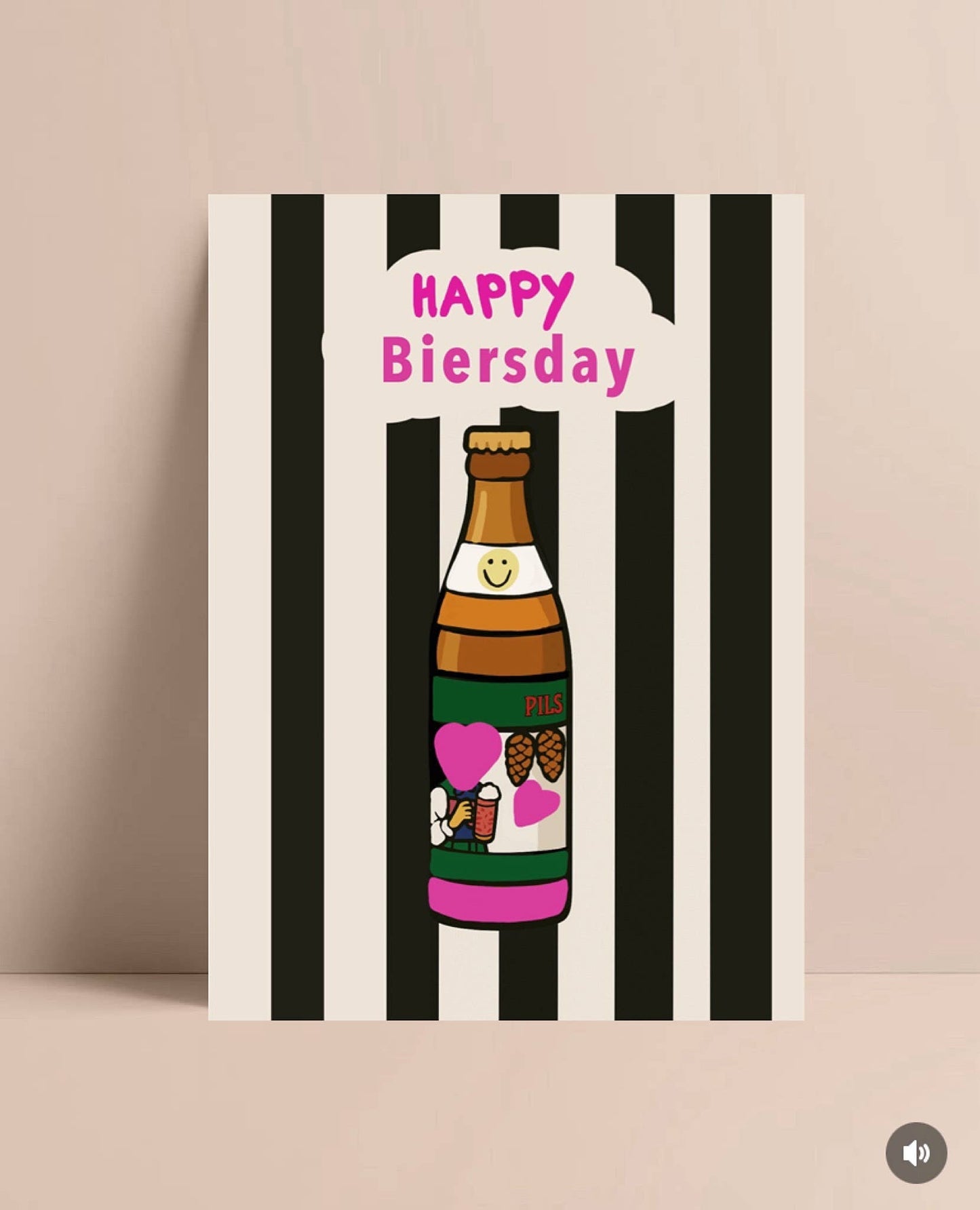 Postkarte * Happy Biersday *