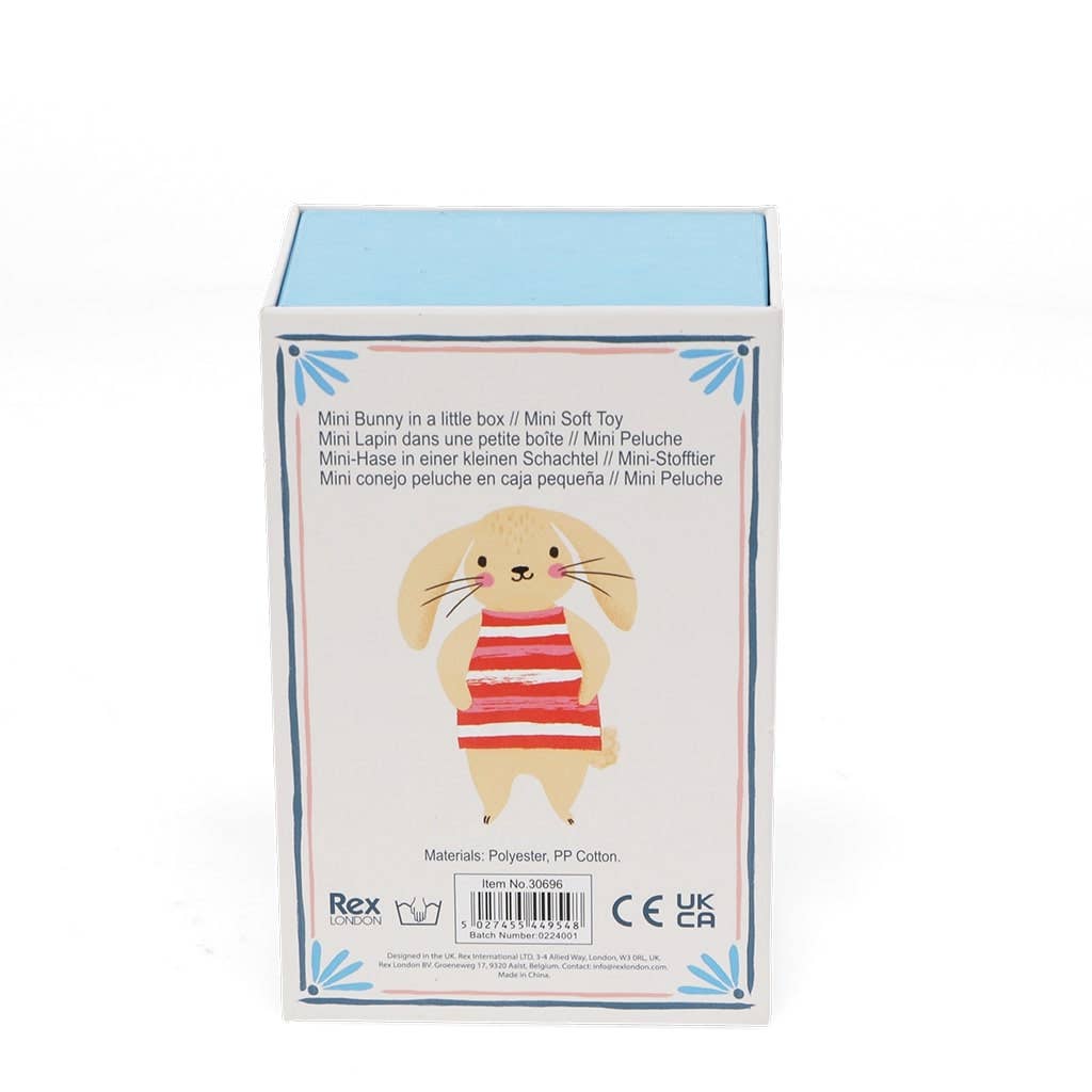 Mini-Häschen in einer kleinen Schachtel - Kuscheltier
