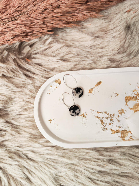 Creolen Eclipse Mit Wechselbarem Anhänger, Geschenkidee