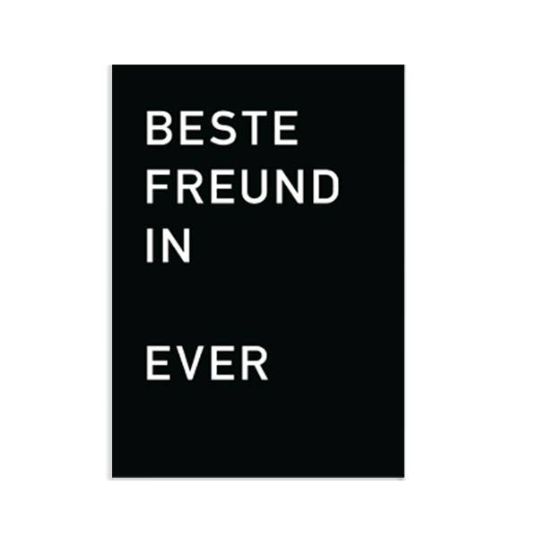 Postkarte Beste FreundIN