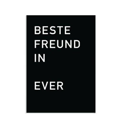 Postkarte Beste FreundIN