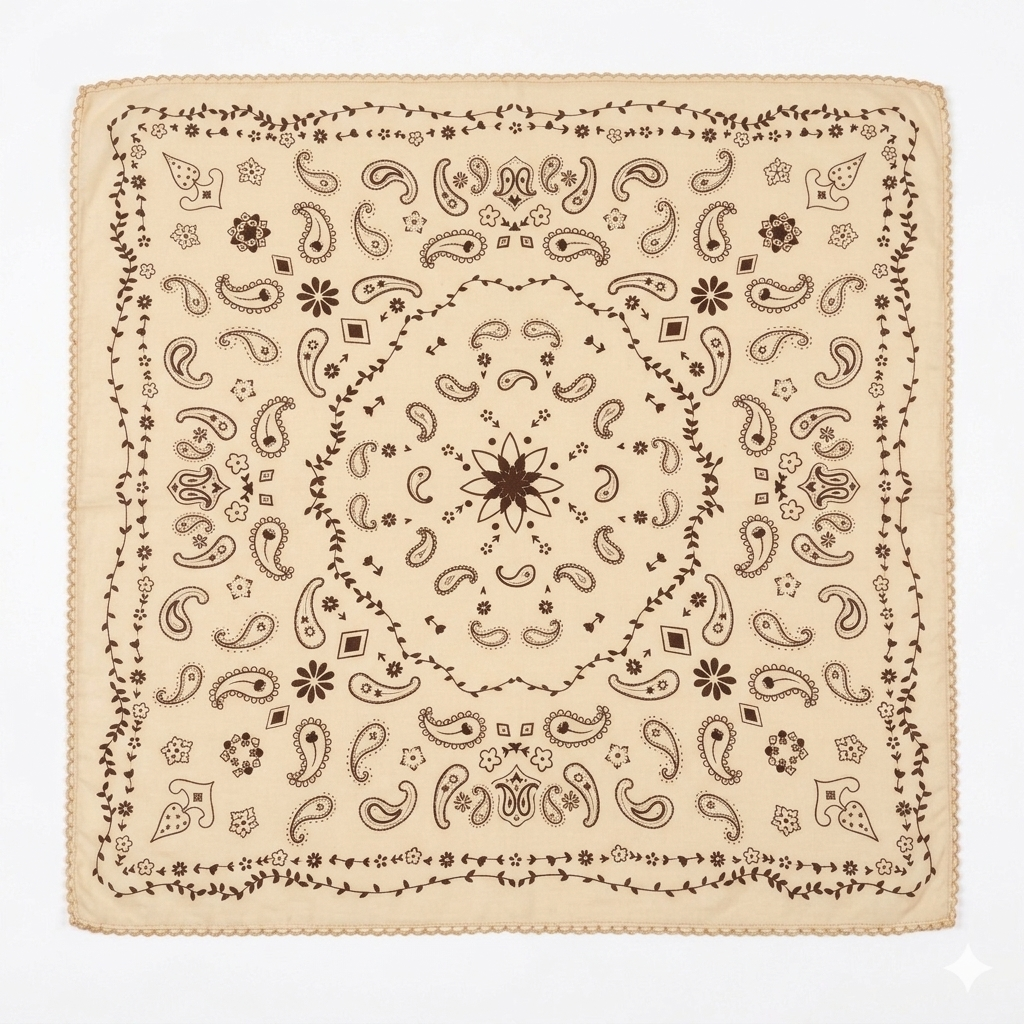 Baumwoll Tuch "Paisley"