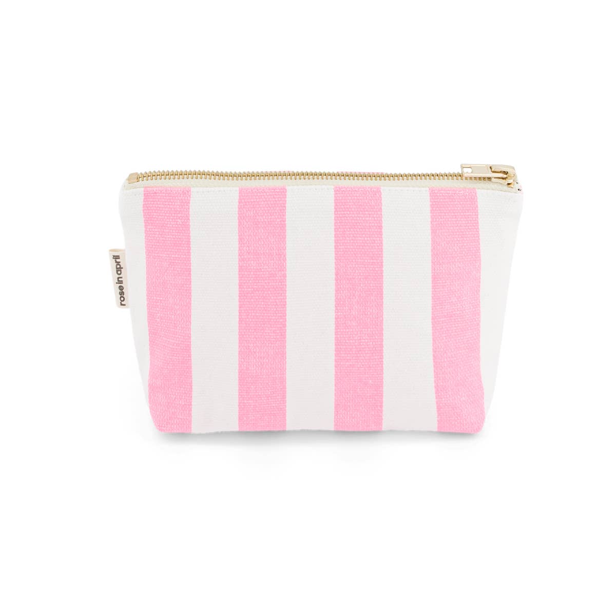 Kosmetiktasche Sofia mit neonpinken Streifen