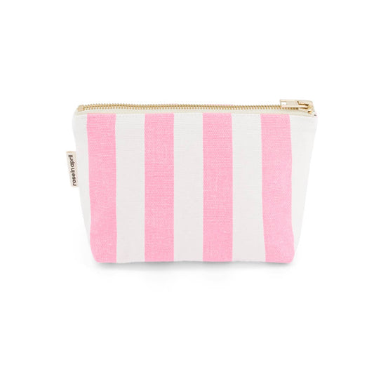 Kosmetiktasche Sofia mit neonpinken Streifen