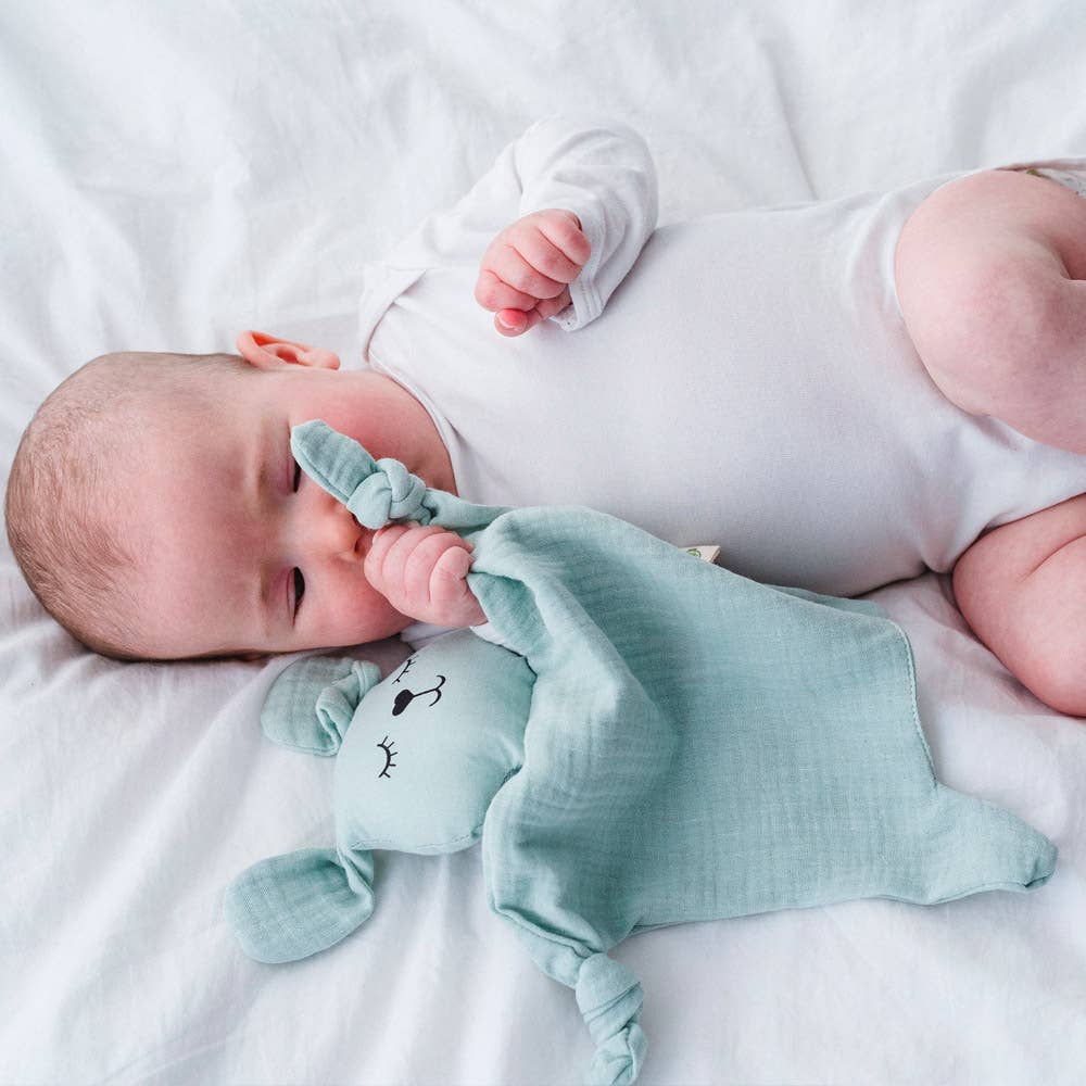 Bio Kuscheltier Hase für Babys aus Baumwolle