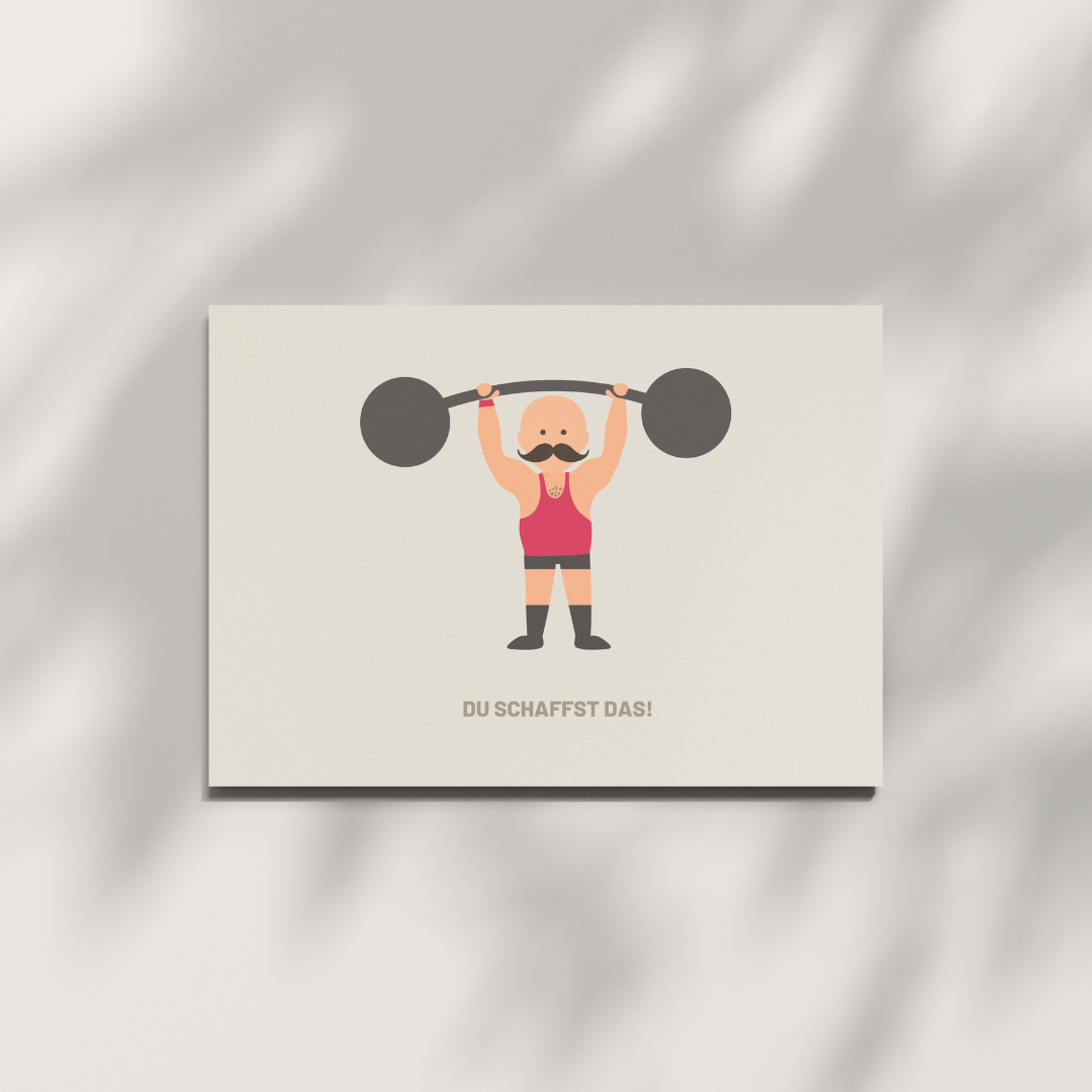 Postkarte - DU SCHAFFST DAS!