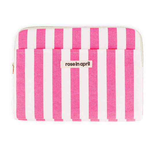 LAPTOP-HÜLLE 13/14" OKTAVE STREIFEN NEONPINK
