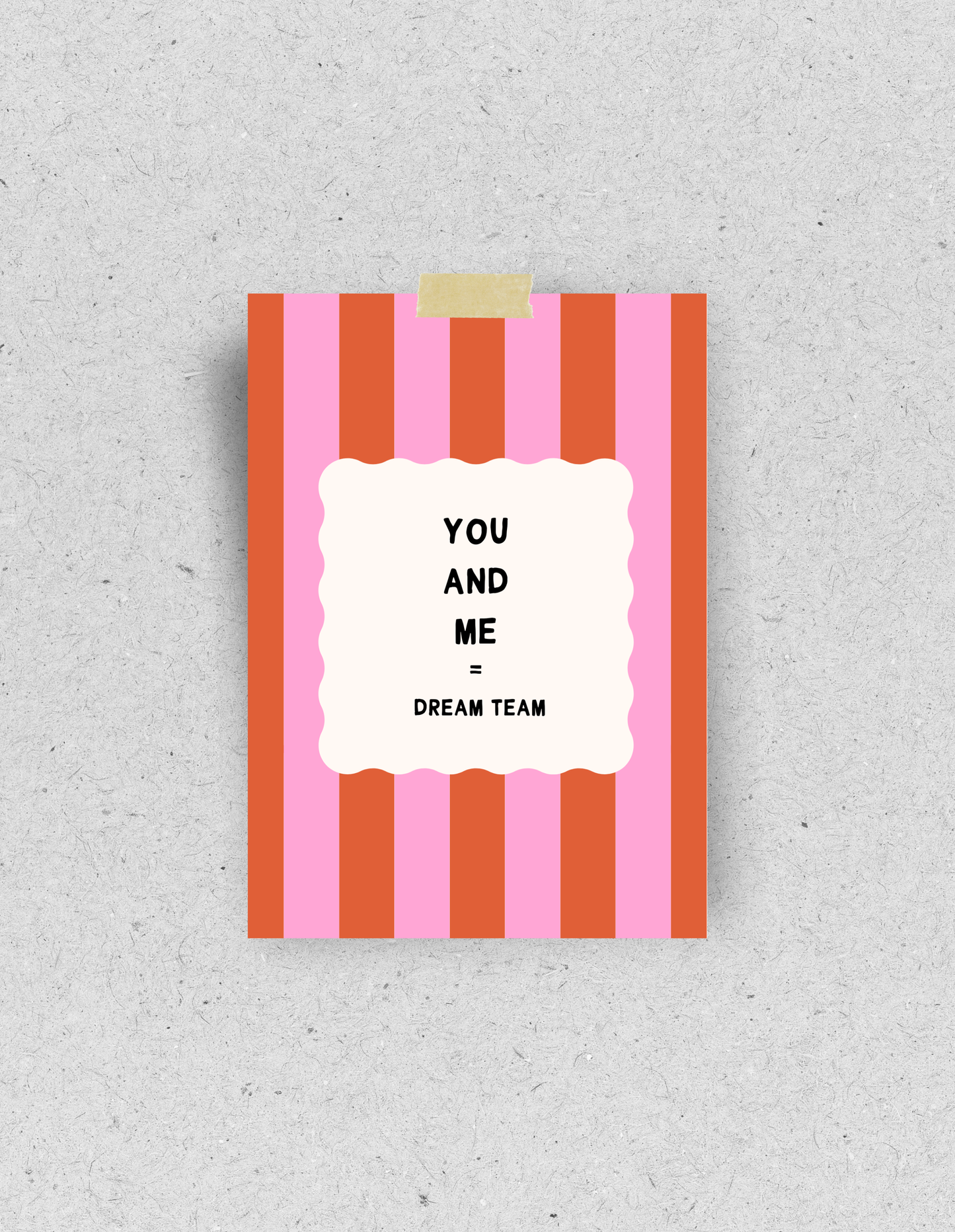 Postkarte "Dream Team" | Recyclingpapier