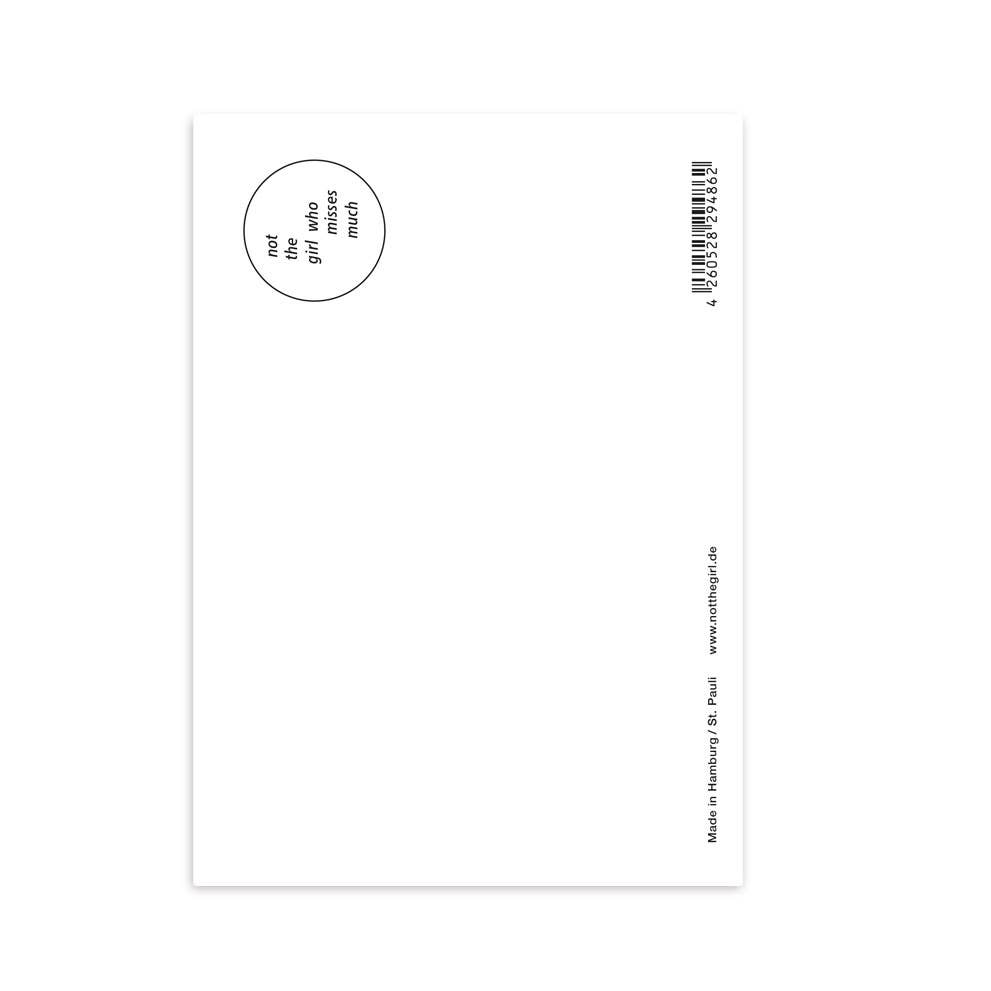 Postkarte What the fuck