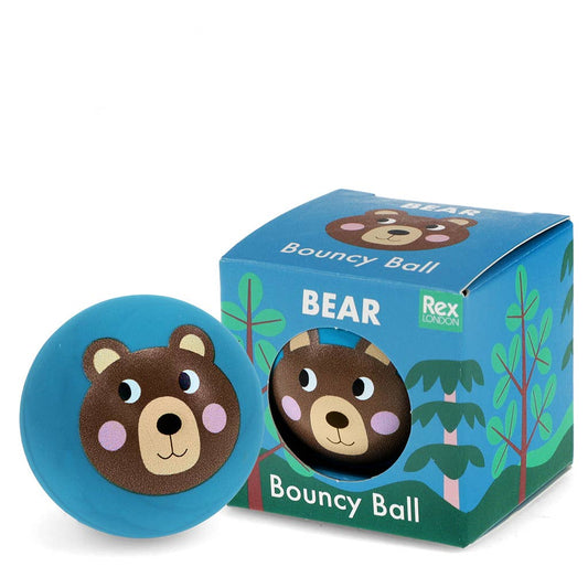 Hüpfball - Bär (blau)