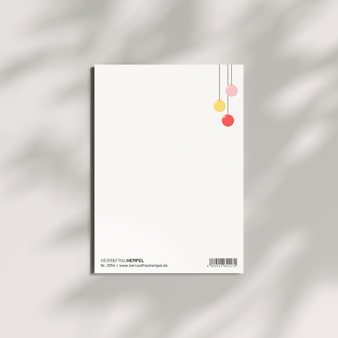 Postkarte - FROHES FEST