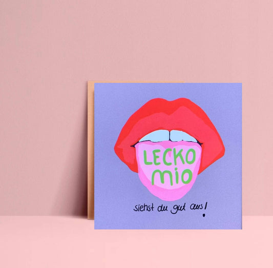 Postkarte * Lecko mio * siehst du gut aus