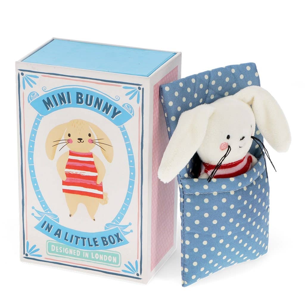 Mini-Häschen in einer kleinen Schachtel - Kuscheltier
