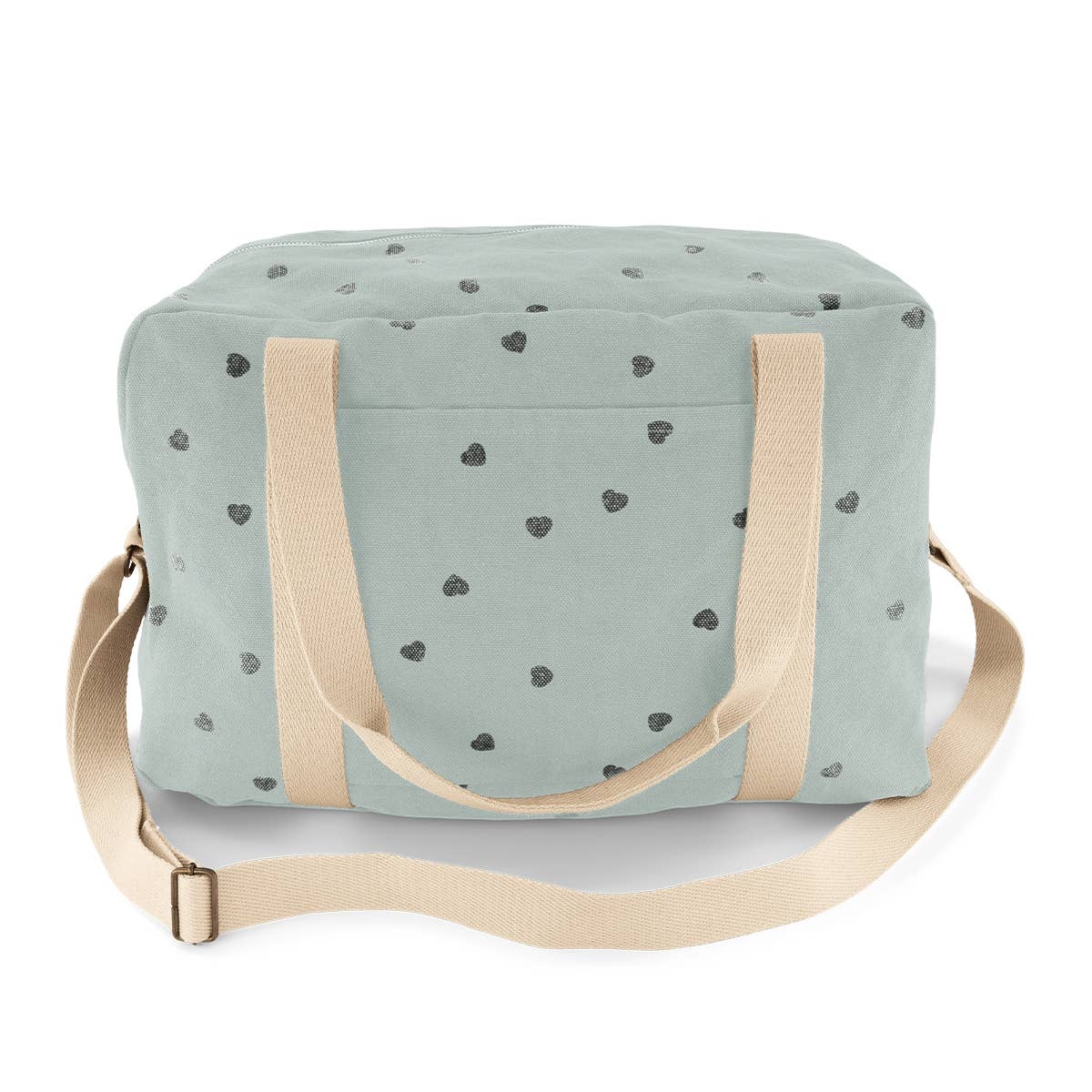 Raphael Wickeltasche und Weekender Blue Spray mit Herzmotiv