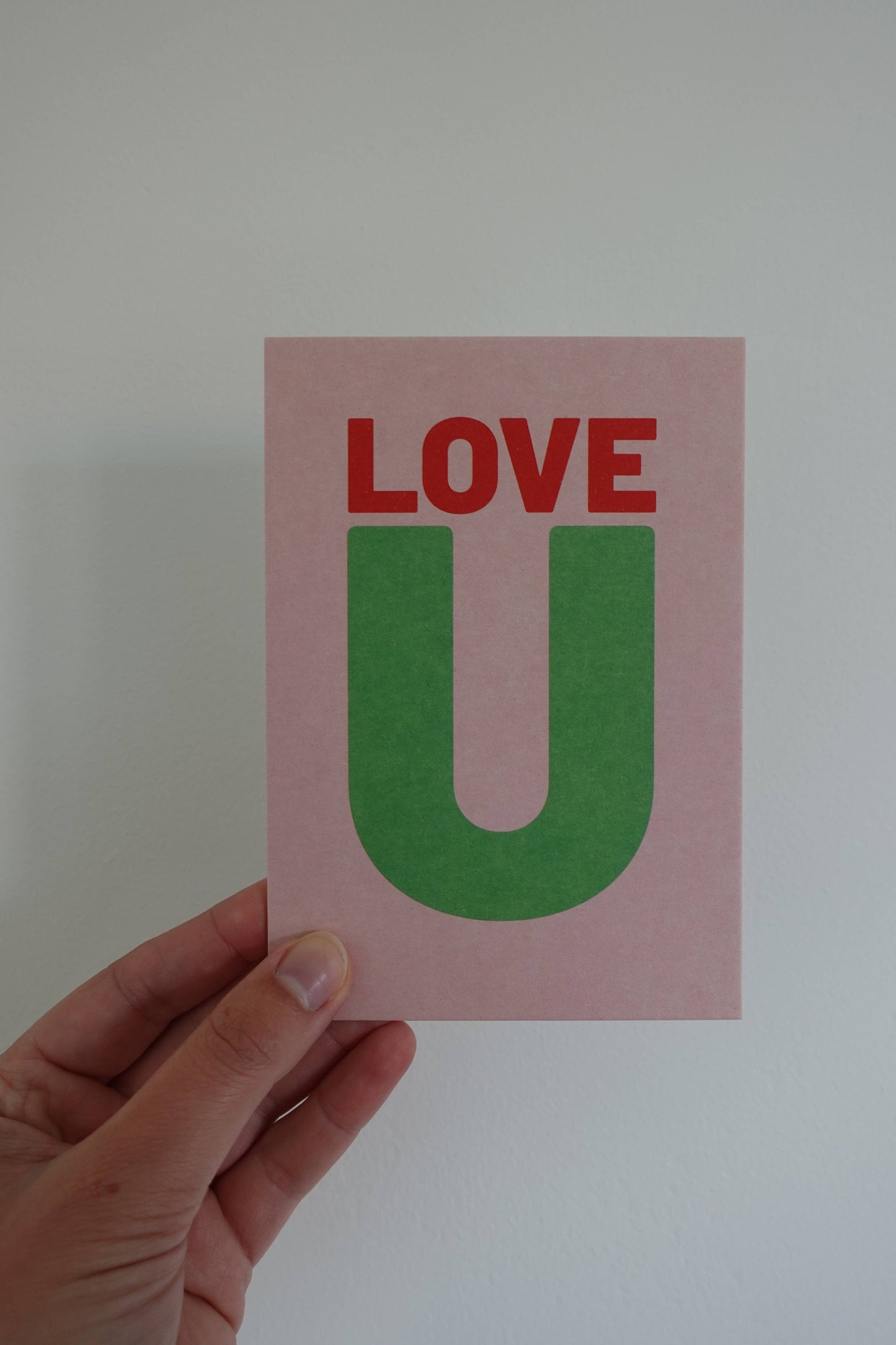 Postkarte - LOVE U