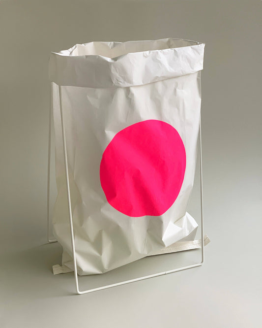 Papiertütenhalter / Papiertütenhalter weiß