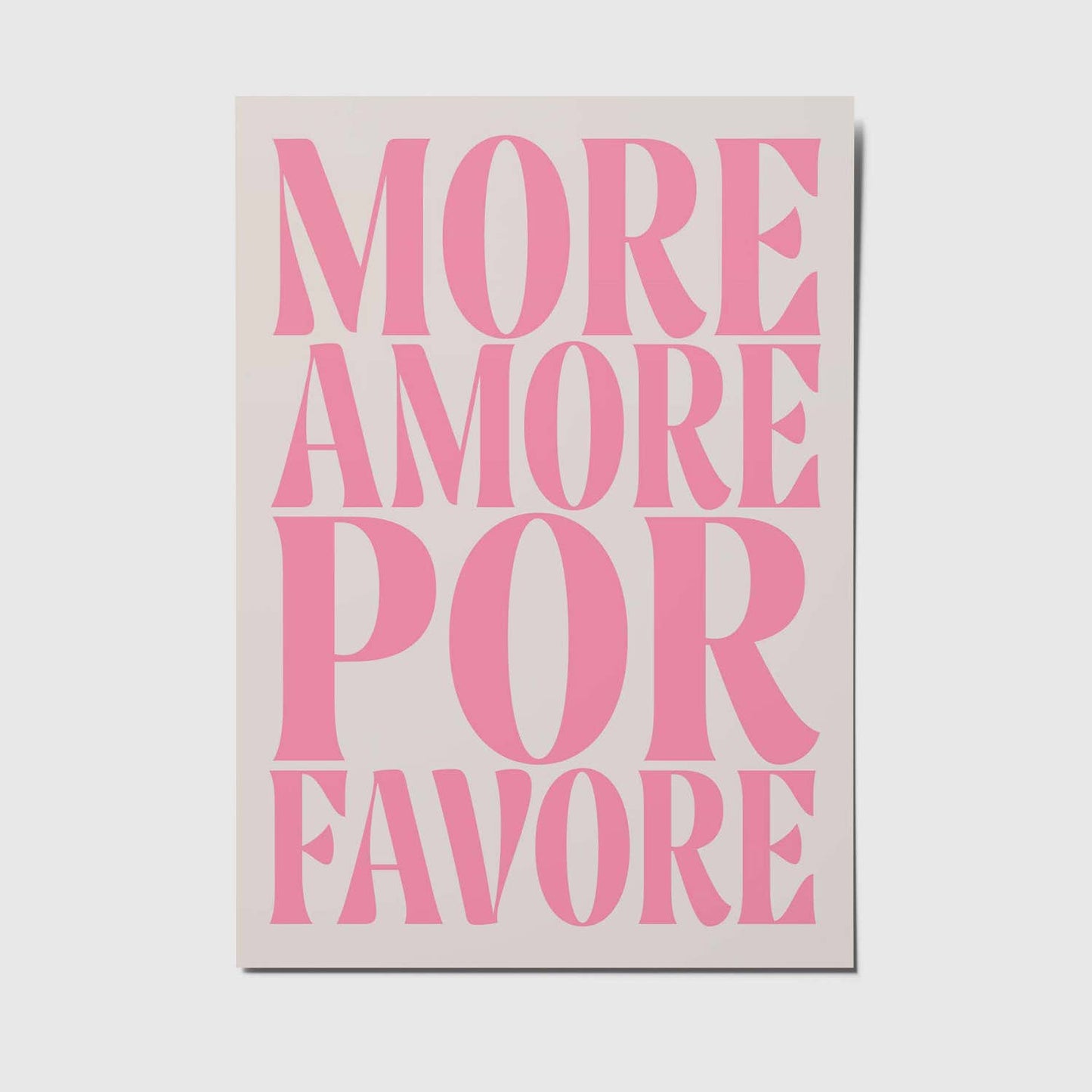 More amore por favore - A6 Postkarte