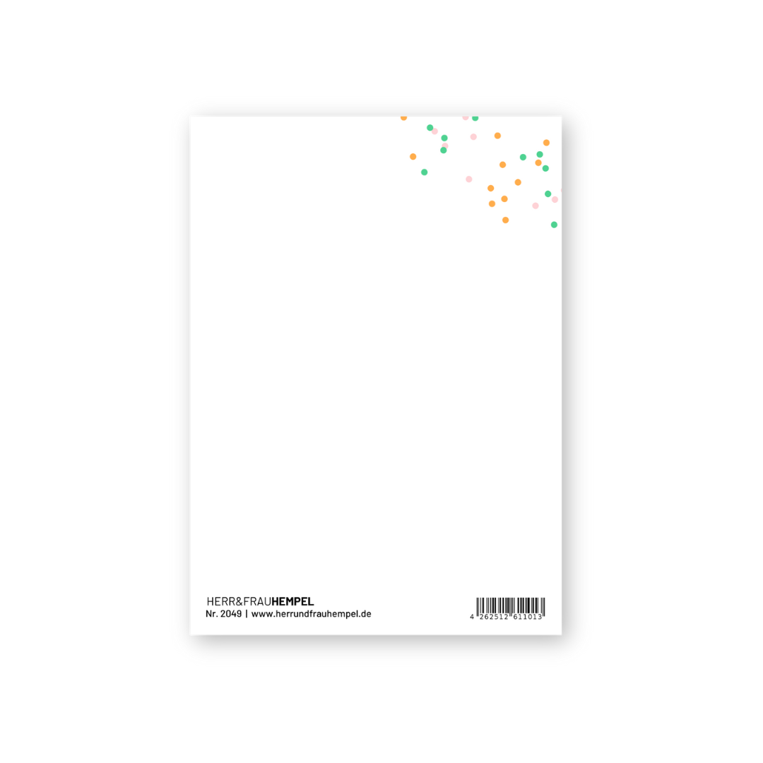 Postkarte - TUTTO KOMPLETTI KONFETTI