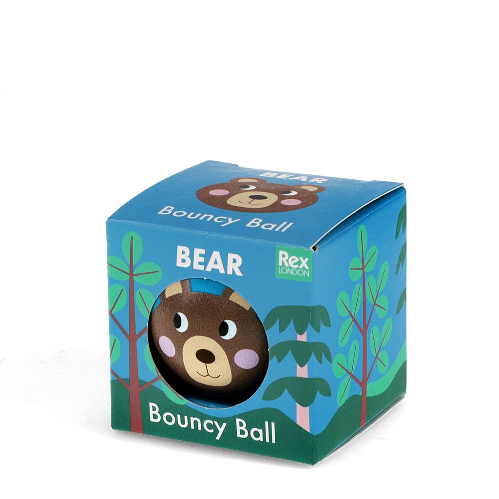 Hüpfball - Bär (blau)
