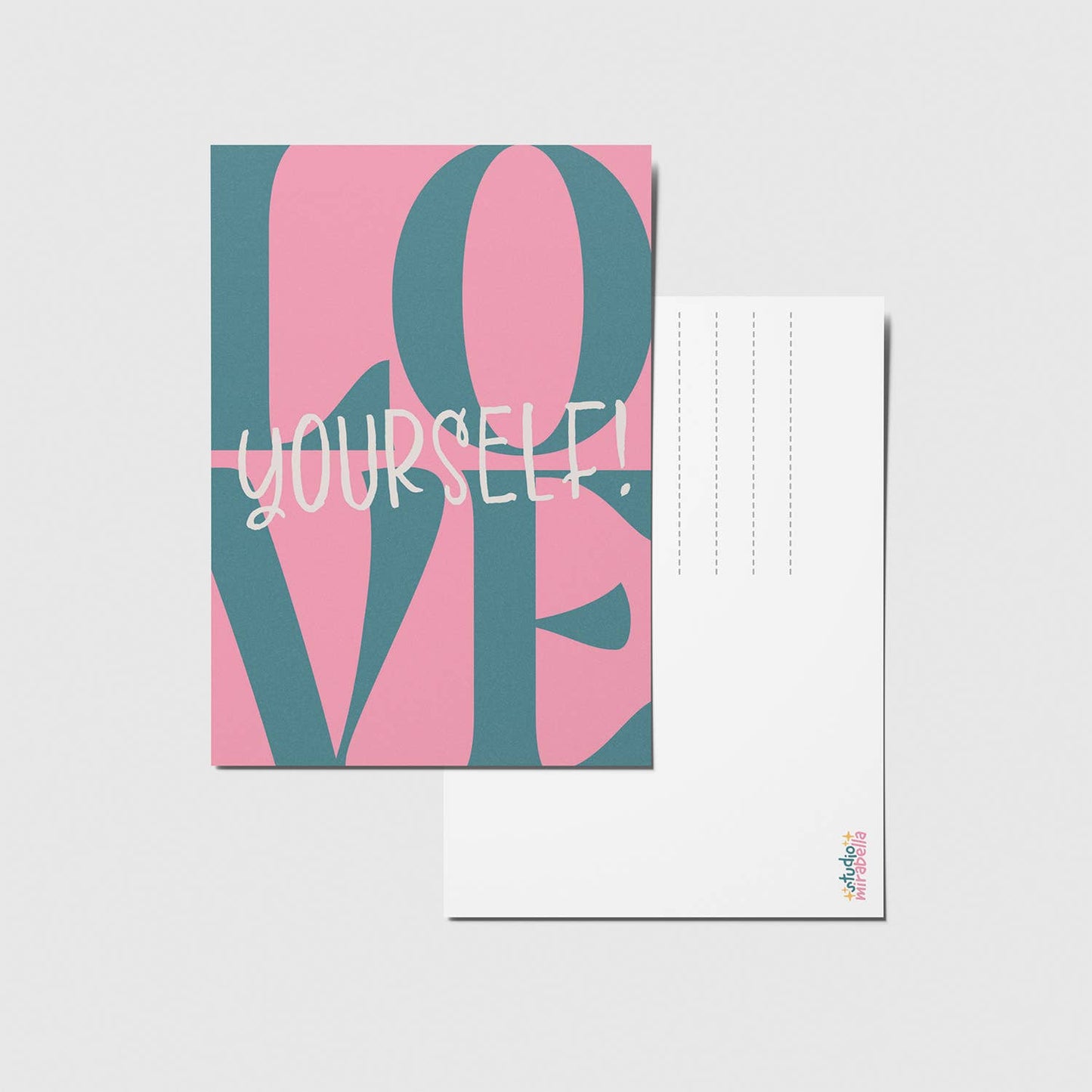 Love yourself - A6 Postkarte
