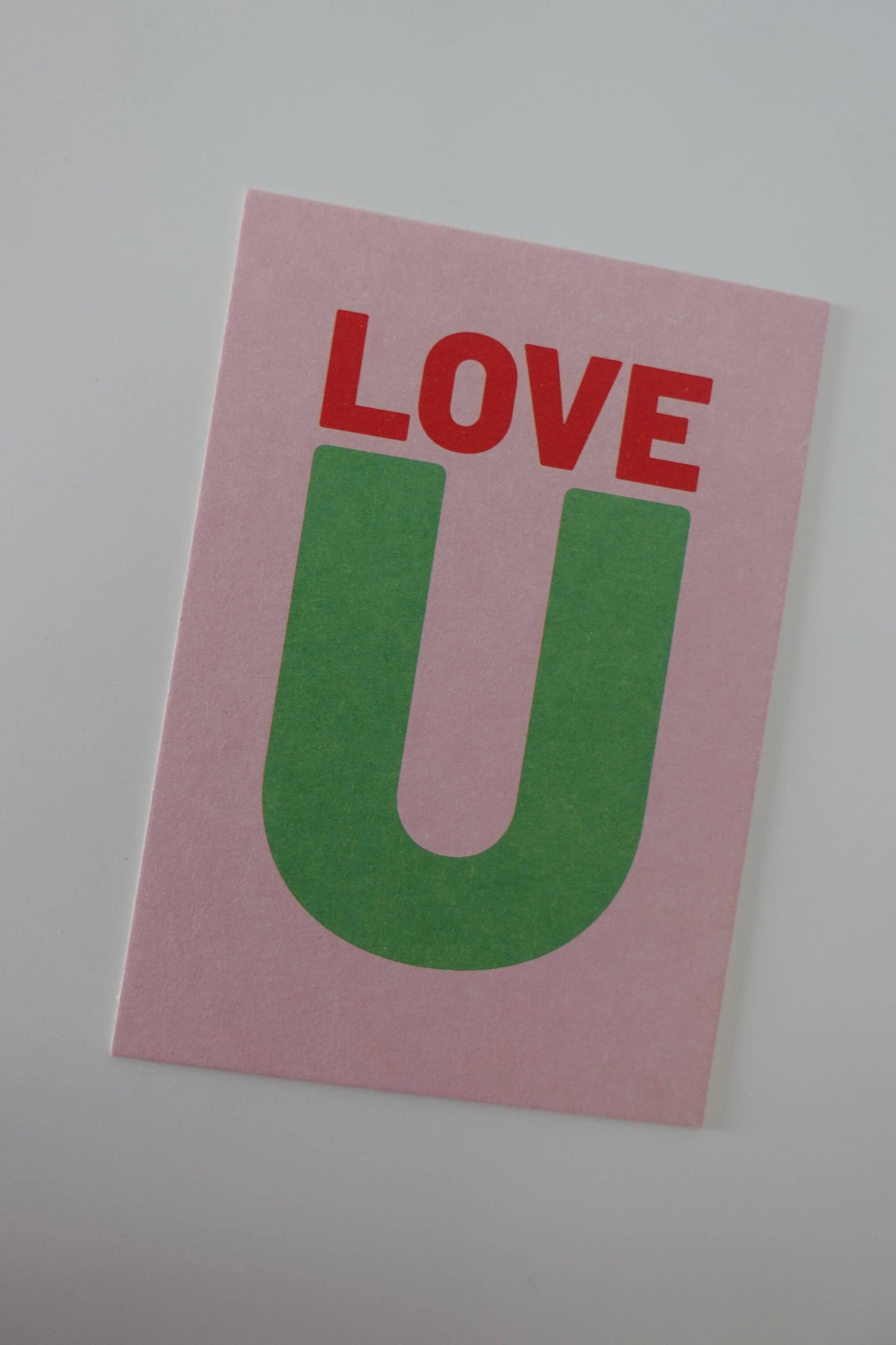 Postkarte - LOVE U