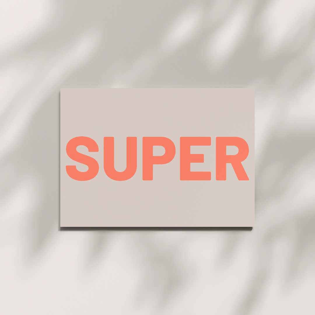 Postkarte - SUPER
