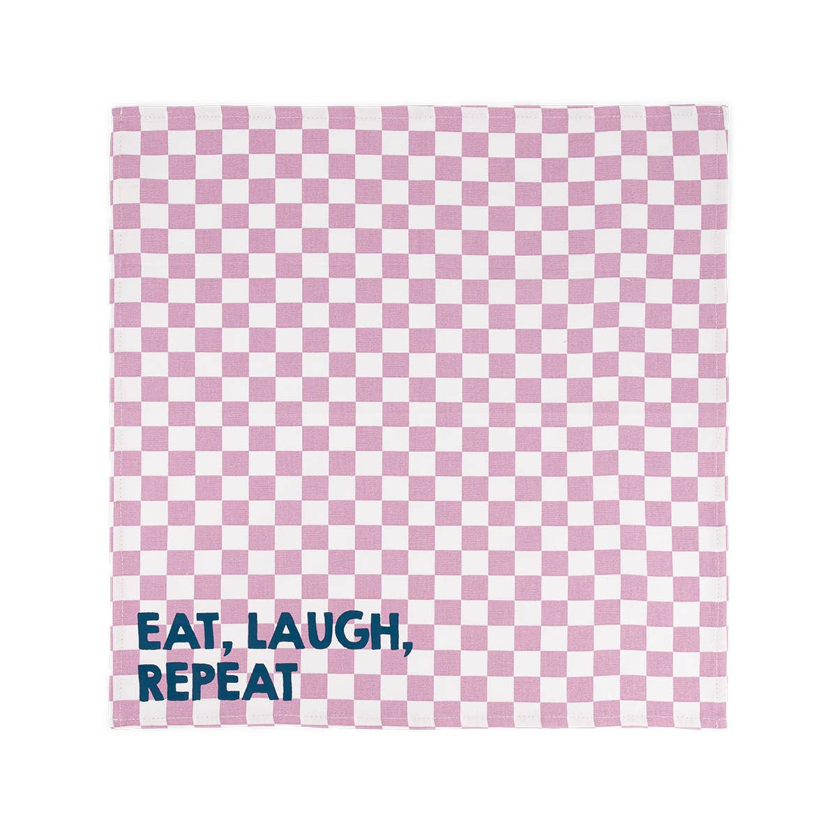 SERVIETTE JOSEPHINE DAMIER MAUVE - ESSEN, LACHEN, WIEDERHOLEN