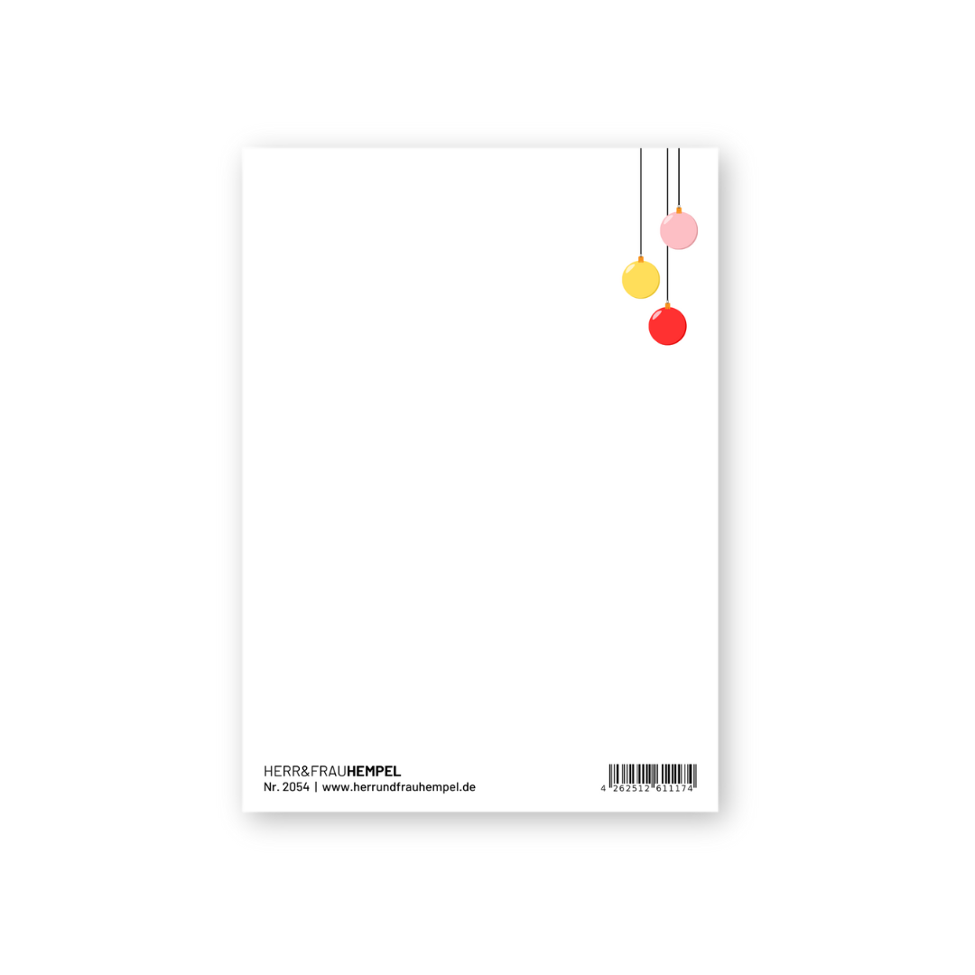 Postkarte - FROHES FEST