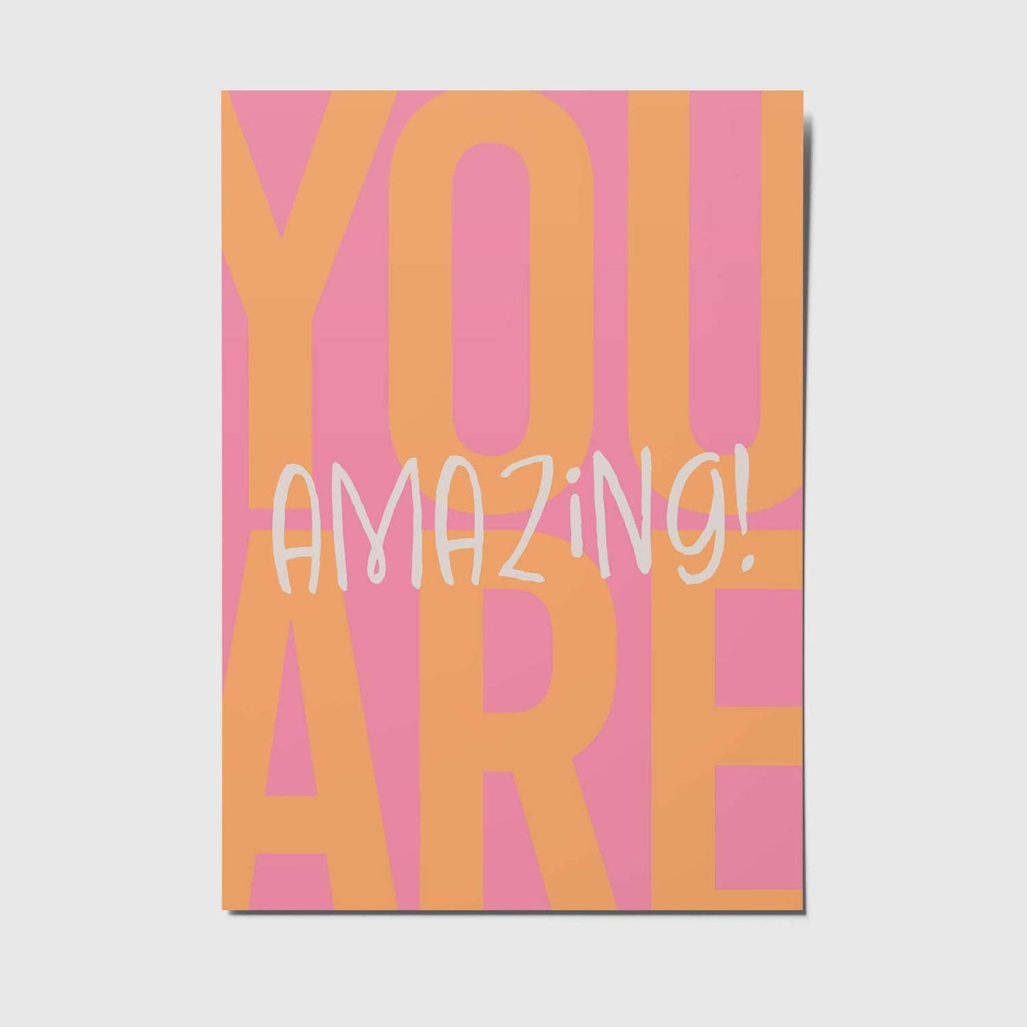 You are amazing - A6 Postkarte 