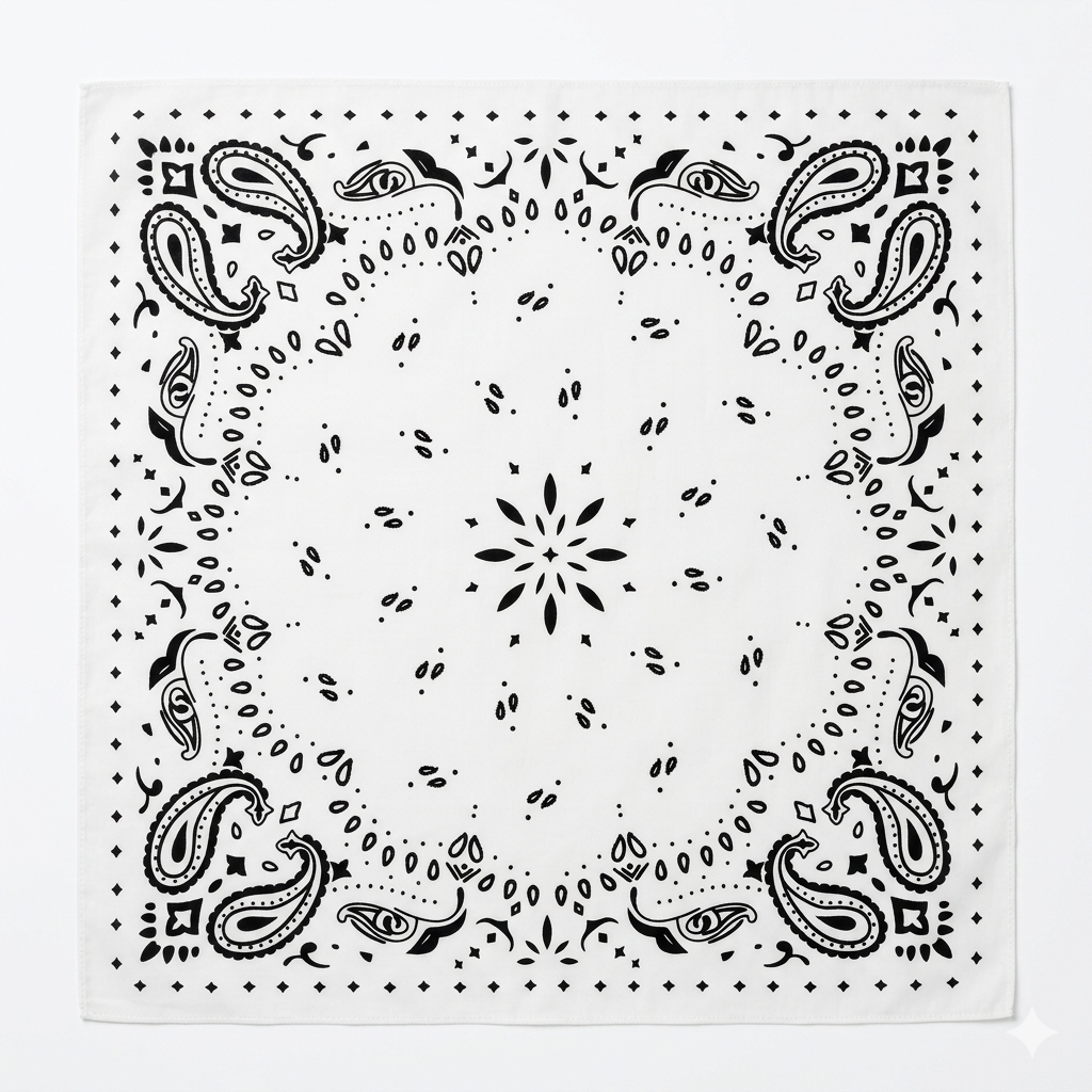 Paisley Tuch 90 x 90 cm